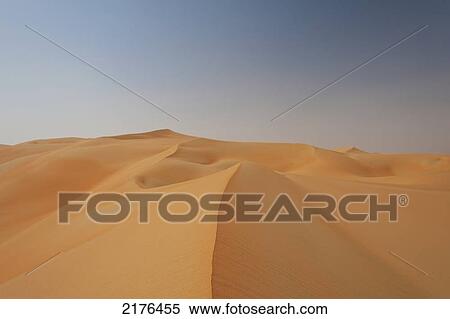 Stock Photography - UAE, Abu Dhabi, Sand dunes; Liwa. Fotosearch