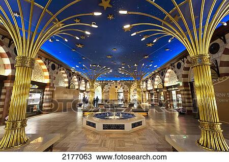 Uae Gold Souk Area In Dubai Mall Shopping Centre Dubai Stock