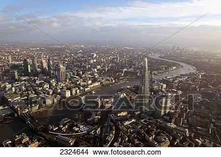 UK, Elevated view of central London; England View Large Photo Image Picture - UK, Elevated view of central London; England. Fotosearch
