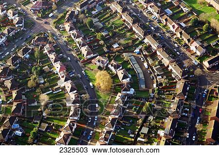 UK, England, Aerial view of residential district; London View Large Photo Image Stock Image - UK, England, Aerial view of residential district; London. Fotosearch