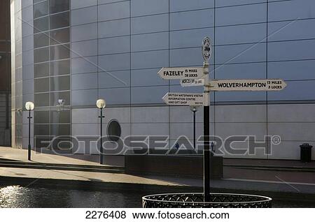 Uk, England, Birmingham, Canal Area. View Large Photo Image Stock Photo - Uk, England, Birmingham, Canal Area.. Fotosearch