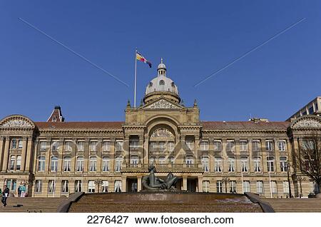 Uk, England, Birmingham, Council House And Victoria Square. View Large Photo Image Stock Photo - Uk, England, Birmingham, Council House And Victoria Square.. Fotosearch