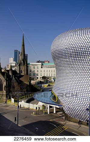 Stock Photo - Uk, England, Birmingham Selfridges Skyline Daytime.. Fotosearch