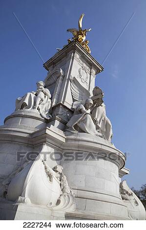 UK, England, Buckingham Palace; London, The Victoria Memorial View Large Photo Image Picture - UK, England, Buckingham Palace; London, The Victoria Memorial. Fotosearch