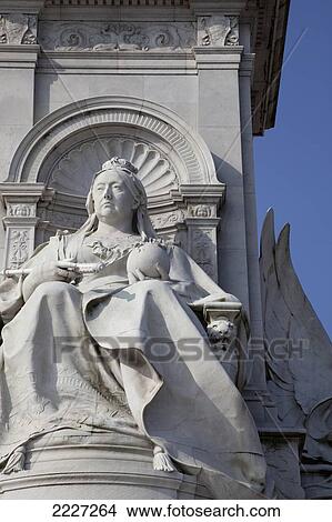 Picture - UK, England, Buckingham Palace; London, Victoria Memorial. Fotosearch
