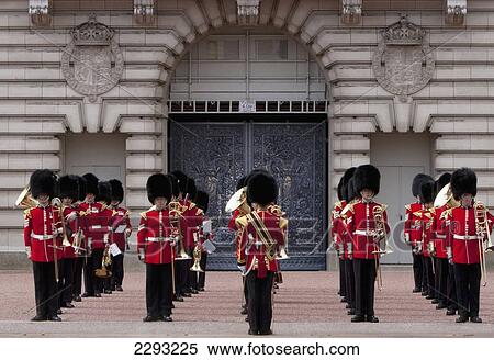 UK, England, Buckingham Palace; London, Changing of guard View Large Photo Image Stock Photography - UK, England, Buckingham Palace; London, Changing of guard. Fotosearch