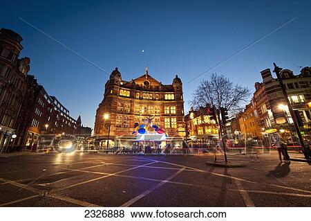UK, England, Cambridge Circus in Central London at night; London View Large Photo Image Stock Photo - UK, England, Cambridge Circus in Central London at night; London. Fotosearch