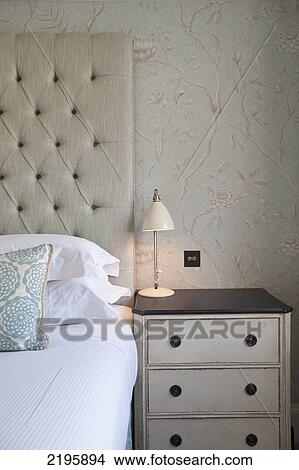 Picture - UK, England, Detail of bedroom of Haymarket Hotel; London. Fotosearch