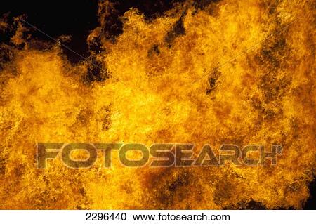 Stock Image - UK, England, Detail of large bonfire at Hailsham bonfire night; East Sussex. Fotosearch