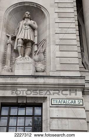 UK, England, Detail of old street sign in Trafalgar Square; London View Large Photo Image Stock Image - UK, England, Detail of old street sign in Trafalgar Square; London. Fotosearch