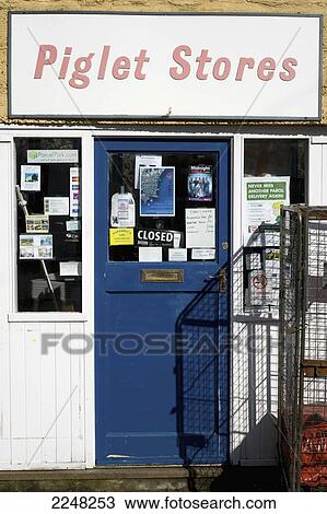 Stock Image - Uk, England, Devon, Piglet Stores; East Prawle. Fotosearch