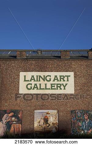 Stock Image - UK, England, Exterior Of the Laing Art Gallery; Newcastle. Fotosearch