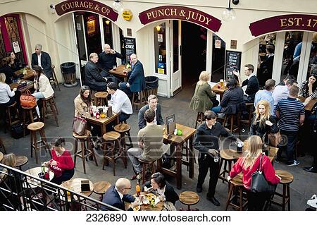 Stock Image - UK, England, Inside Covent Garden Market; London. Fotosearch