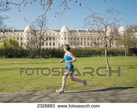Stock Image - UK, England, John Nash architecture around Regents Park; London. Fotosearch