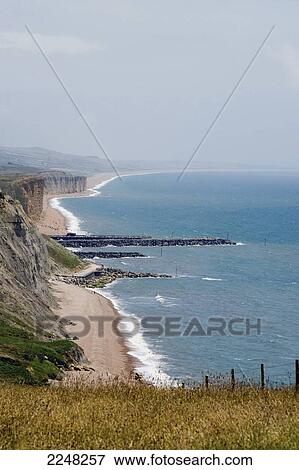 Uk, England, Jurassic Coast; West Dorset View Large Photo Image Stock Photo - Uk, England, Jurassic Coast; West Dorset. Fotosearch
