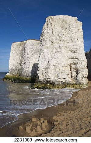 Uk, England, Kent, Charcoal Cliffs; Broadstairs View Large Photo Image Stock Photo - Uk, England, Kent, Charcoal Cliffs; Broadstairs. Fotosearch