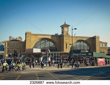 Stock Photo - UK, England, King's Cross station; London. Fotosearch
