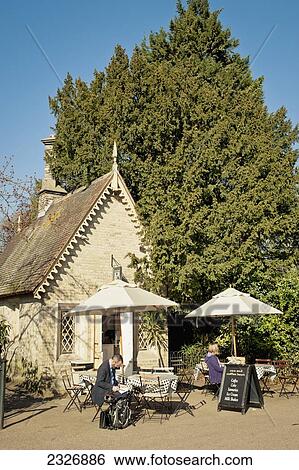 UK, England, Little cafe in Regents Park; London View Large Photo Image Stock Photograph - UK, England, Little cafe in Regents Park; London. Fotosearch