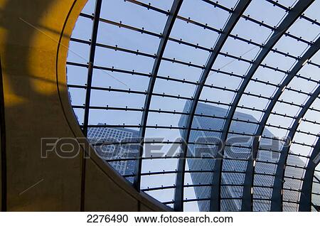 Uk, England, London, Canary Wharf Isle Of Dogs Rail Station Int. View Large Photo Image Stock Image - Uk, England, London, Canary Wharf Isle Of Dogs Rail Station Int.. Fotosearch