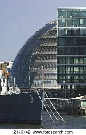 Uk, England, London, City Hall And Hms Belfast View Large Photo Image Stock Image - Uk, England, London, City Hall And Hms Belfast. Fotosearch