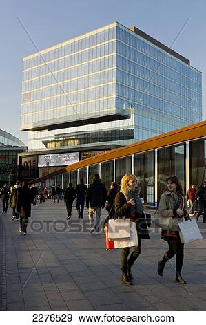 Stock Photo - Uk, England, London, Stratford Westfield Shopping Center Daytime.. Fotosearch