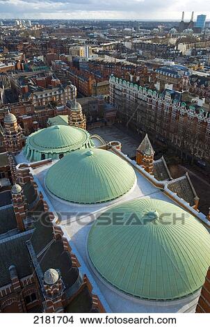 Uk, England, London, Victoria, Westminster Cathedral Domes From Above View Large Photo Image Picture - Uk, England, London, Victoria, Westminster Cathedral Domes From Above. Fotosearch