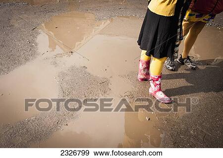 Stock Photo - UK, England, Midland Railway; Derbyshire, Rainy day at Indietracks Festival. Fotosearch