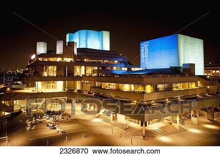 UK, England, National Theatre at night; London View Large Photo Image Stock Image - UK, England, National Theatre at night; London. Fotosearch