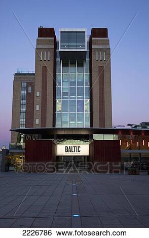 Stock Photograph - UK, England, Newcastle, Baltic centre for contemporary art; Gateshead. Fotosearch