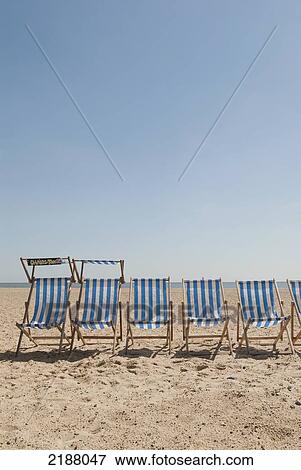 Uk, England, Norfolk, Deckchairs On Beach; Great Yarmouth View Large Photo Image Stock Photo - Uk, England, Norfolk, Deckchairs On Beach; Great Yarmouth. Fotosearch