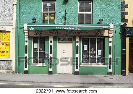 UK, Ireland, County Kerry, Iveragh Peninsula, Cahersiveen, Traditional Irish bar View Large Photo Image Stock Image - UK, Ireland, County Kerry, Iveragh Peninsula, Cahersiveen, Traditional Irish bar. Fotosearch