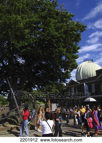 Stock Image - UK., London, Royal Observatory; Greenwich. Fotosearch