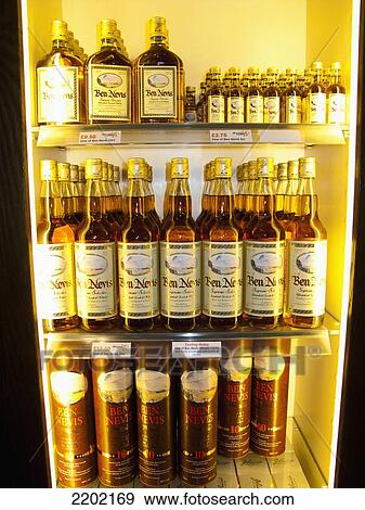 UK, Scotland, cabinets full of whisky bottles at Castle Hill; Edinburgh, Scotch Whisky Experience shop View Large Photo Image Stock Photo - UK, Scotland, cabinets full of whisky bottles at Castle Hill; Edinburgh, Scotch Whisky Experience shop. Fotosearch