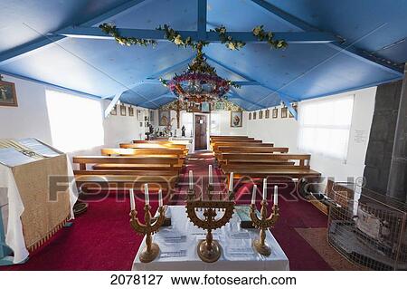 Stock Photo - Ukrainian Prisoner Of War Chapel Hallmuir Pow Camp; Dumfries And Galloway Scotland. Fotosearch