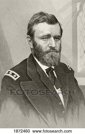 Ulysses S. Grant, 1822 To 1885. Union General In American Civil War And 18Th President Of The United States 1869 To 1877. From A 19Th Century Illustration. View Large Photo Image Stock Image - Ulysses S. Grant, 1822 To 1885. Union General In American Civil War And 18Th President Of The United States 1869 To 1877. From A 19Th Century Illustration.. Fotosearch
