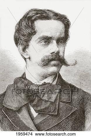 Picture - Umberto I Or Humbert I, 1844 - 1900. King Of Italy. This Picture From 1868 When Still Prince. From L'univers Illustre Published In Paris In 1868.. Fotosearch