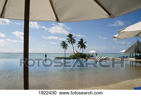 Stock Image - Umbrellas By The Pool ÃƒÆ’Ã‚Â¡. Fotosearch