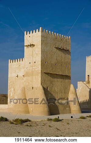 Umm Salal Mohammed Fort, Qatar View Large Photo Image Picture - Umm Salal Mohammed Fort, Qatar. Fotosearch