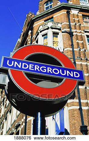 Stock Photograph - Underground Sign At Russel Square. Fotosearch