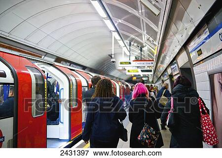Underground station; London, England View Large Photo Image Stock Photo - Underground station; London, England. Fotosearch