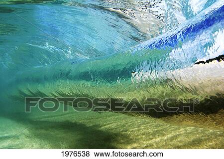 Underwater View Of Wave; Hawaii View Large Photo Image Stock Photo - Underwater View Of Wave; Hawaii. Fotosearch