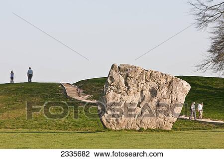 Unesco World Heritage Site Is Neolithic Henge Monument Containing 3 Stone Circles Around Village; Avebury, Wiltshire, England, Uk View Large Photo Image Stock Image - Unesco World Heritage Site Is Neolithic Henge Monument Containing 3 Stone Circles Around Village; Avebury, Wiltshire, England, Uk. Fotosearch