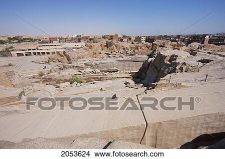 Picture - Unfinished Obelisk, Aswan, Egypt. Fotosearch