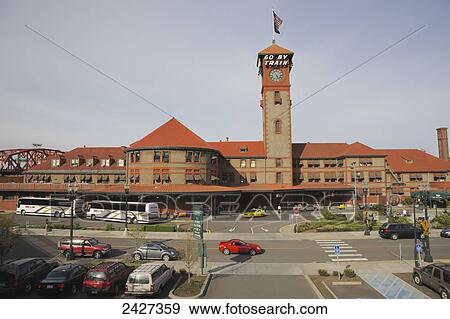 Union Station; Portland, Oregon, United States of America View Large Photo Image Stock Photo - Union Station; Portland, Oregon, United States of America. Fotosearch