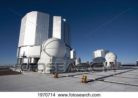 Unit Telescopes And Auxiliary Telescopes Belonging To The Very Large Telescope (Vlt) On The Platform Operated By The European Southern Observatory At Paranal, Antofagasta Region, Chile View Large Photo Image Picture - Unit Telescopes And Auxiliary Telescopes Belonging To The Very Large Telescope (Vlt) On The Platform Operated By The European Southern Observatory At Paranal, Antofagasta Region, Chile. Fotosearch