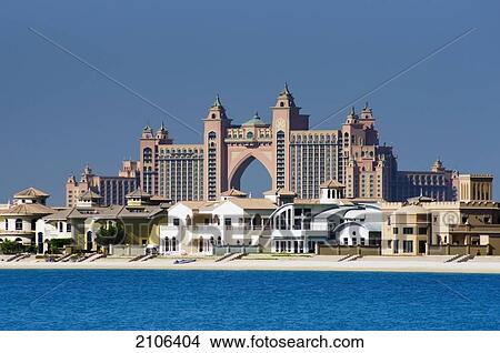 Picture - United Arab Emirates, View of Atlantis Hotel; Dubai. Fotosearch
