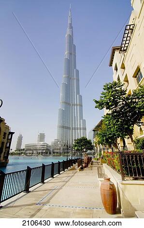 United Arab Emirates, View of Burj Khalifa hotel; Dubai View Large Photo Image Stock Image - United Arab Emirates, View of Burj Khalifa hotel; Dubai. Fotosearch