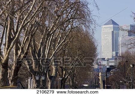 Stock Photo - United Kingdom, Canary Wharf; London. Fotosearch