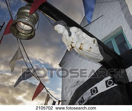 United Kingdom, England, Cornwall, Ships figurehead on quayside; Falmouth View Large Photo Image Stock Image - United Kingdom, England, Cornwall, Ships figurehead on quayside; Falmouth. Fotosearch