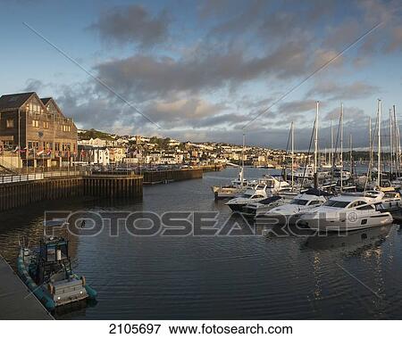 United Kingdom, England, Cornwall, Quayside; Falmouth View Large Photo Image Stock Photo - United Kingdom, England, Cornwall, Quayside; Falmouth. Fotosearch